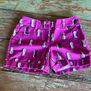 Apt. 9 Pink Pineapple Print Women's Shorts